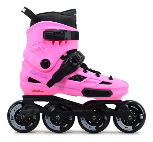 Patines Freeskate Hd Skull: Potencia Y Estilo Rosa.