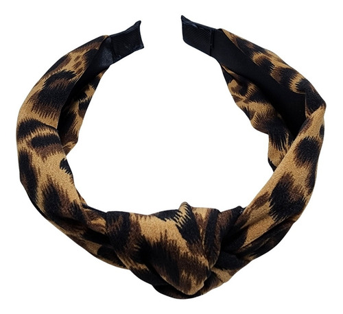 Diadema Anudada Animal Print