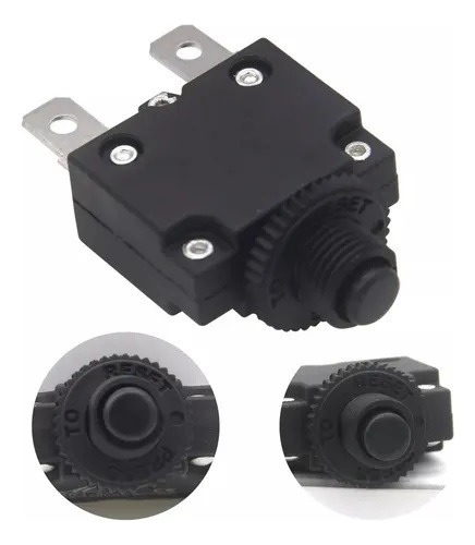 Fusible Breaker Interruptor Protecto Térmico Botón Reset 10a