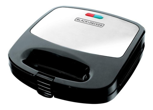 Sandwichera Eléctrica Black+decker Wm2000sd Color Gris/negro