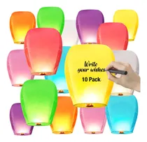 Comprar 10 Globos Cantoya Papel Cera Globo Del Deseo Fiestas Eventos