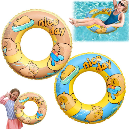 Nn 2 Unidades De Salvavidas Para Niños Con Estampado De