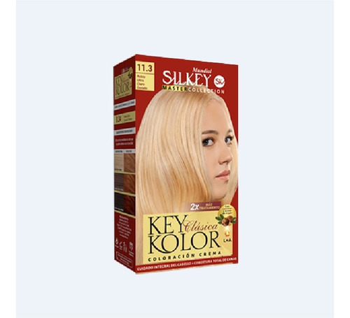 Tintura Silkey Key Kolor Coloracion En Crema Tono 11.3