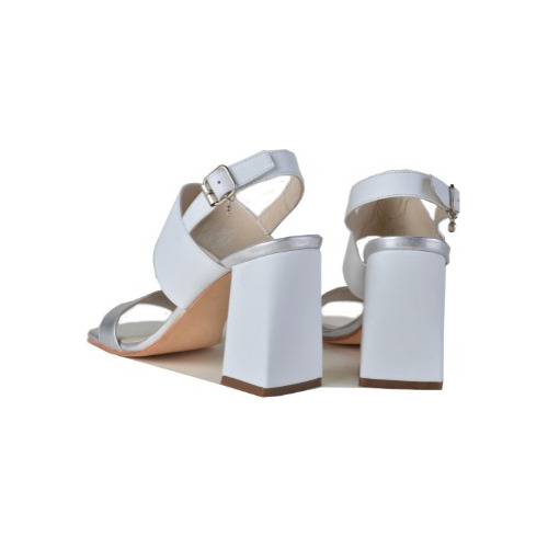 Sandalias De Fiesta De Cuero De Mujer Taco Carrá - Ferraro