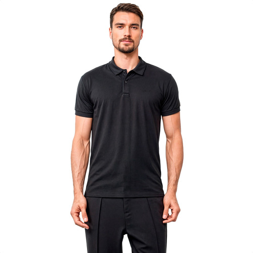 Camiseta Polo Colcci Preto Algodão Casual - Masculino