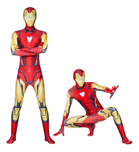 Iron Man Cosplay Ropa Para Adultos Y Niños