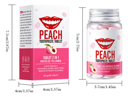 Tabletas De Pasta De Dientes Masticables L Natural Paste Tab