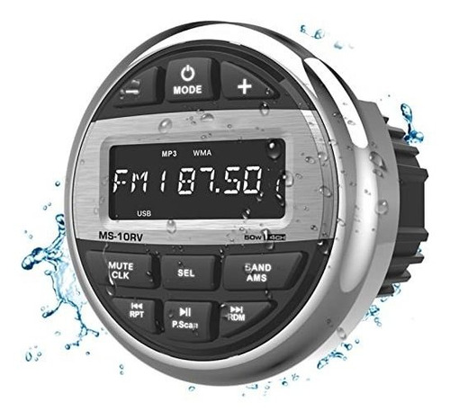 Radio Marino Bluetooth: Receptor De Audio Para Barcos -