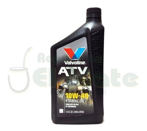 Aceite 10w40 0.946l Atv 4stroke Oil Api Sj Motos 4 Valvoline