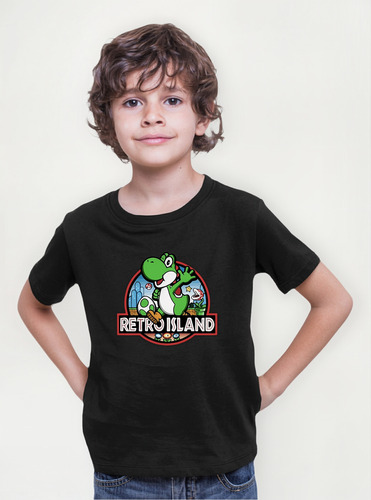 Playera Yoshi Mario Bros Videojuego , Dama Caballero Y Niños