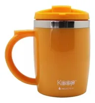 Comprar Mug Termico Keep Taza Café Té Desayuno Termo 400ml Colores Color Amarillo