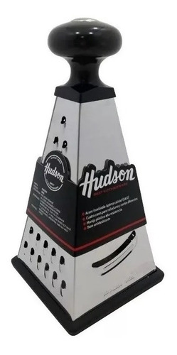 Rallador Piramide Hudson Acero Inox Base Antidesl. 4 Caras