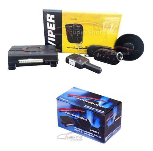 Alarma Viper 3106v + Interfaz Para 4 Vidrios