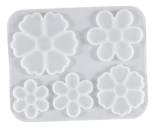 Molde Colgante De Flor De Silicona Para Hacer Joyas, Molde