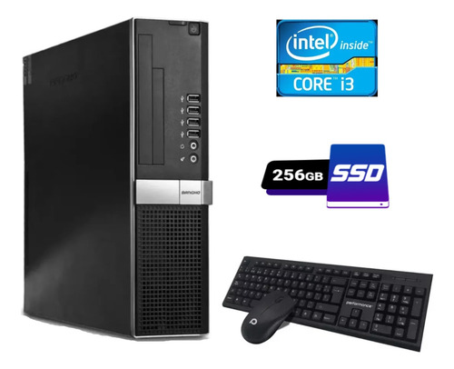 Imagen 2 de 8 de Pc Escritorio I5 Ssd 256gb / 8gb Ram + Kit Tecl/mouse Outlet
