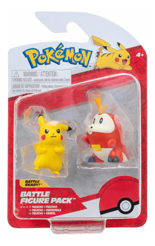 Pokemon Battle Figure Pikachu Y Fuecoco Muñeco Pikachu