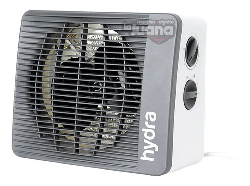 Caloventor Hydra Mini 2000w Blanco Dos Niveles De Potencia
