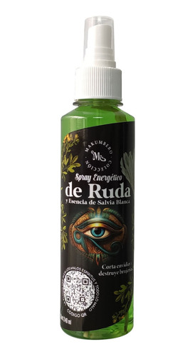 Spray Energético De Ruda Con Salvia Blanca