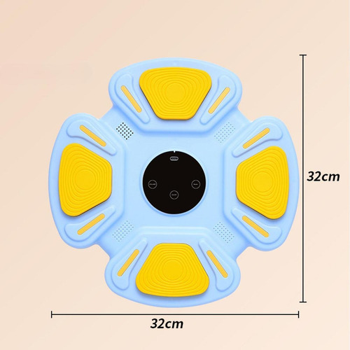 Máquina De Boxe Eletrônica Treino Indoor Usb Ginásio Azul