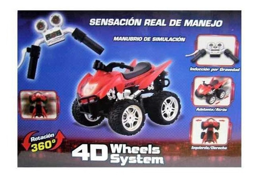 Cuatriciclo Sensación Real 4 D Wheels System.