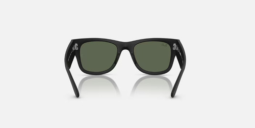 Ray-ban Rb4840s Mega Wayfarer Liteforce Cuadrado Negro Verde Oscuro Negro Matte Negro Matte