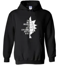 Comprar Poleron Estampado Con Diseño I Am Not Arguin-rick And Morty
