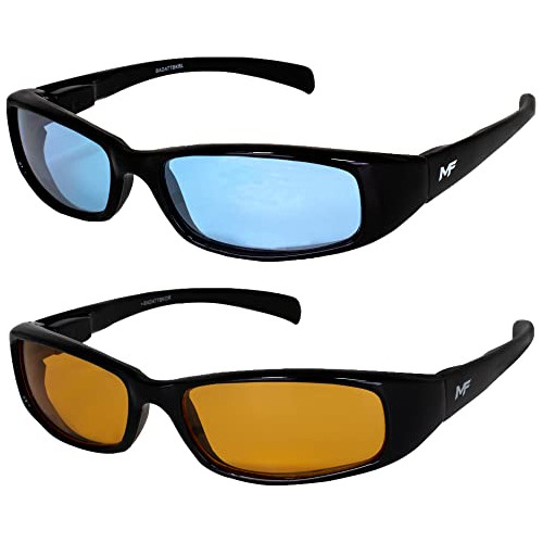 Gafas De Sol Mf Eyewear Moto Envolventes Negro
