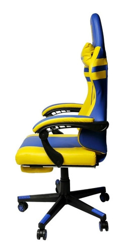 Imagen 3 de 5 de Sillón Silla Gamer Play Pc Boca Juniors Oficial Game Pro Jmc
