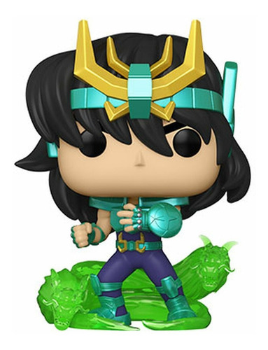 Imagem 1 de 3 de Boneco Funko Pop Cavaleiros Do Zodíaco Shiryu De Dragão 807