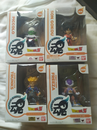 Lote De 4 Tamashi Buddies Goku Piccolo Freezer Trunks Ss