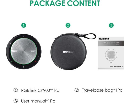 Rgblink Altavoz Bluetooth Altavoz Para Conferencias Con Micr