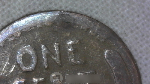 Wheat Penny 1953s Golpeó Sobre? Struck Thru?? Grease Error. (Usado)