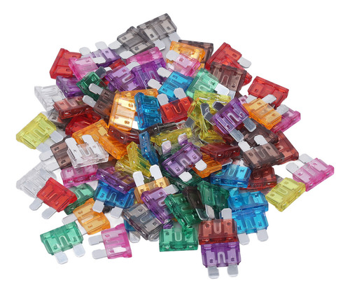 Kit De 100 Piezas Blade Auto 2a 3a 5a 7.5 A 10a 15a 20a 25a