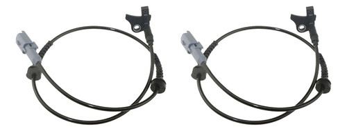2 Conectores Abs 9665386780 Con Sensor De Velocidad De Rueda