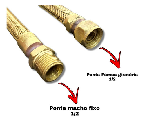 Imagem 3 de 5 de Kit Instalação Fogão Cooktop Gás Encanado Rua Gn 0,8m 190008