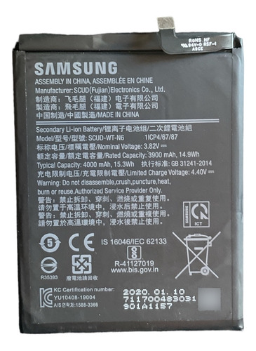 Bateria Scud-wt-n6 Compatible Con A10s A20s 100% Original