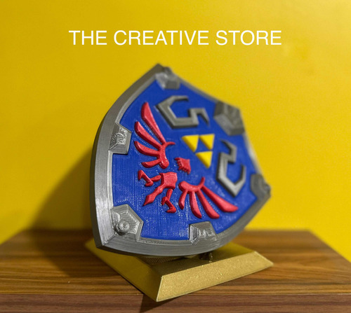 Escudo Hyliano - Zelda - Portajuegos / Nintendo Switch.