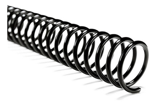Espiral Preto Para Encadernação 12mm C/100un. P/70fls