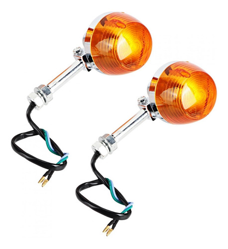 2pcs 12v Luz De Señal De Giro De 8 Mm Para Honda C70 Ct70 Ct