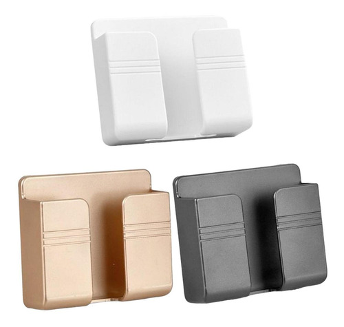 Imagen 1 de 7 de 3 Porta Celular Con Apertura Para Carga Pared Con Adhesivo