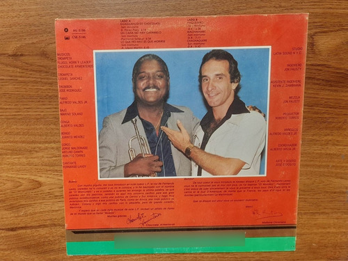 Chocolate Armenteros. Y Sigo Con Mi Son. Disco Lp 1981 (Usado)