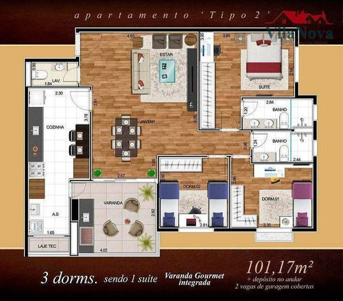 Imagem 20 de 30 de Apartamento Com 3 Dormitórios À Venda, 93 M² Por R$ 826.000,00 - The Park View - Indaiatuba/sp - Ap2796