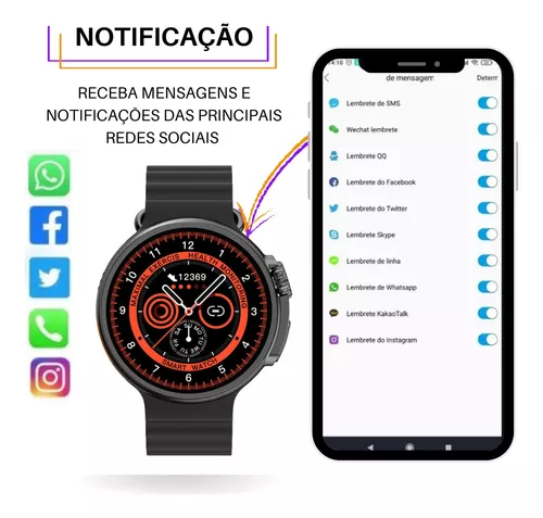 SMARTWATCH X8 VERSÃO FITPRO  X8 que conecta pelo App Fitpro 