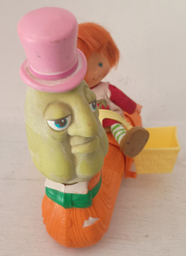 Rosita Fresita Con Oruga Berry Merry Worm Vintage 80s (Usado)