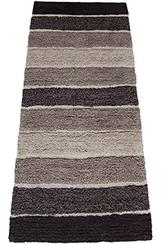 Alfombra De Baño Chardin Home Cordural Stripe Con Spray De L