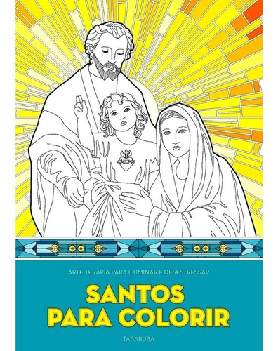 Livro Santos Católicos Moldes Para Pintar Bordar Estampar