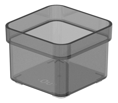 Organizador De Cajón Clear 7,5 X 7,5 X 5,6 Gris