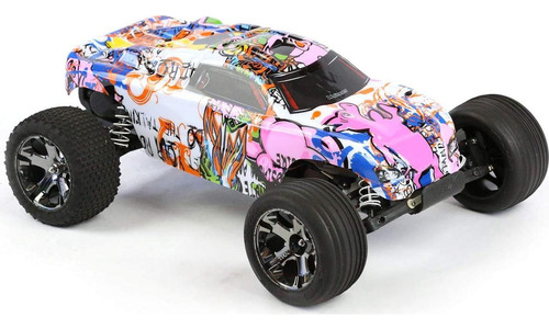 Cuerpo Rc Personalizado Graffiti Rosa Cerdo 1/10 R-pig-01