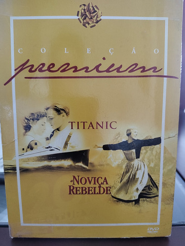 Dvd Titanic E A Noviça Rebelde - Com Luva