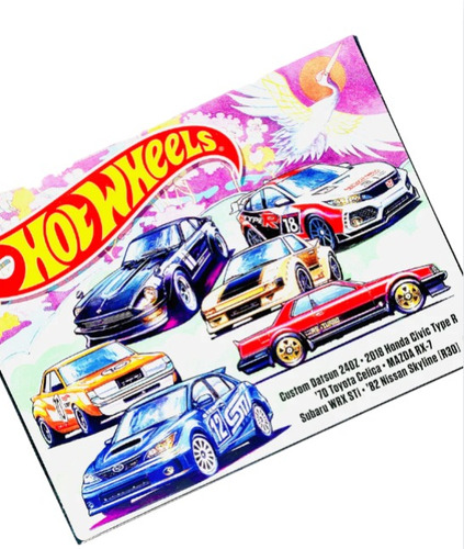 Hot Wheels Japanese Import Themed Jdm Ii Multipack 6 Autos